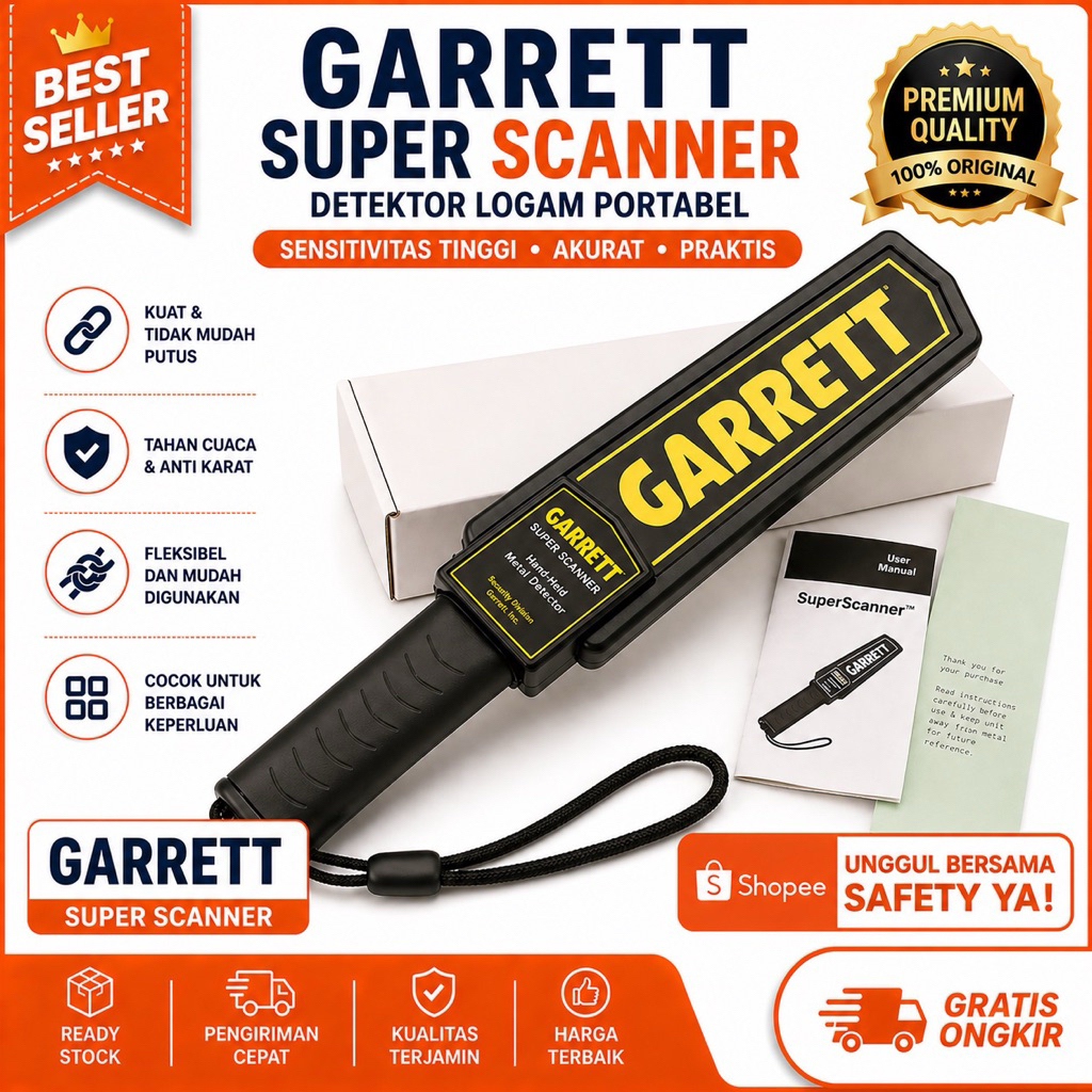 Garret Metal Detektor Detector Pendeteksi Logam