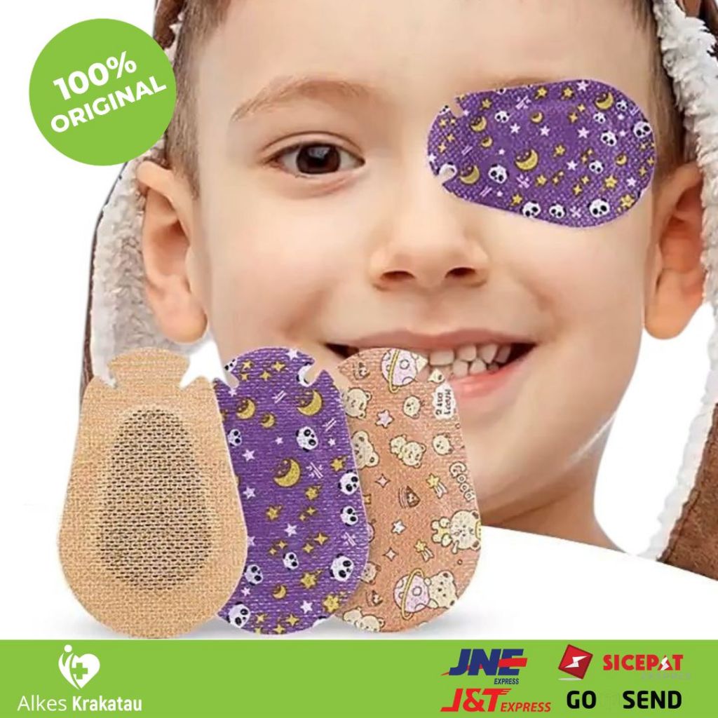 Penutup Mata Terapi / Untuk Mata Malas / Orthoptic Eye Patch Anak Dewasa