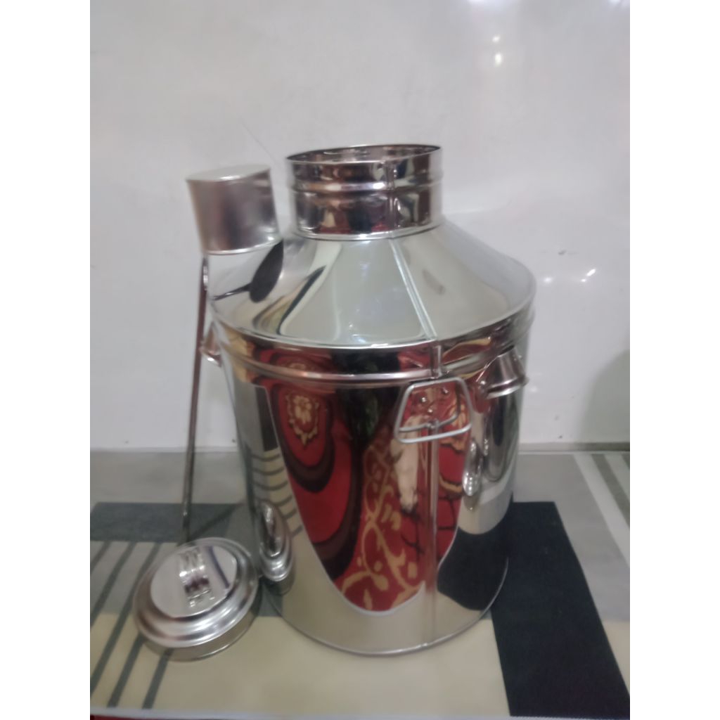 dandang bajigur/panci susu jahe/bandrek sekoteng UK 32 cm stainless asli 0,4
