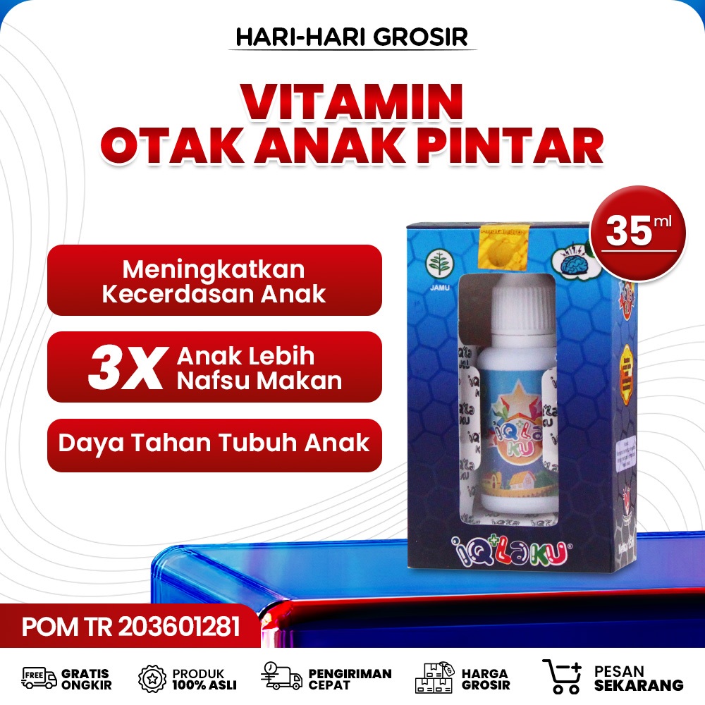 Vitamin Anak Iqlaku Vitamin Otak Anak Paling Bagus Dan Daya Tahan Tubuh 100% Original BPOM