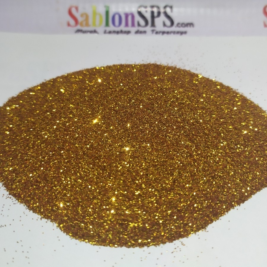 GLITER BUBUK EMAS KEMERAHAN GLITTER POWDER 1KG