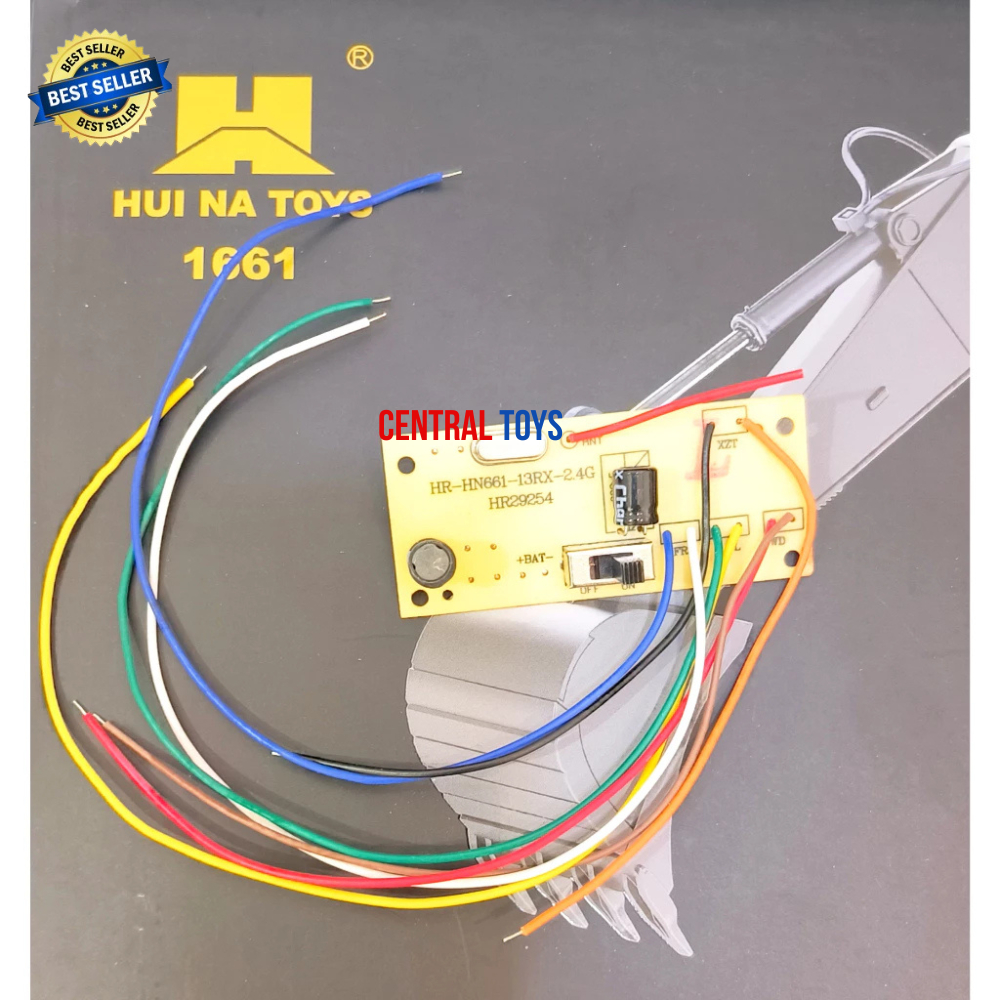 receiver board HUINA 1661 rc excavator 13 CH HR-HN661-13RX-2.4G HR29254