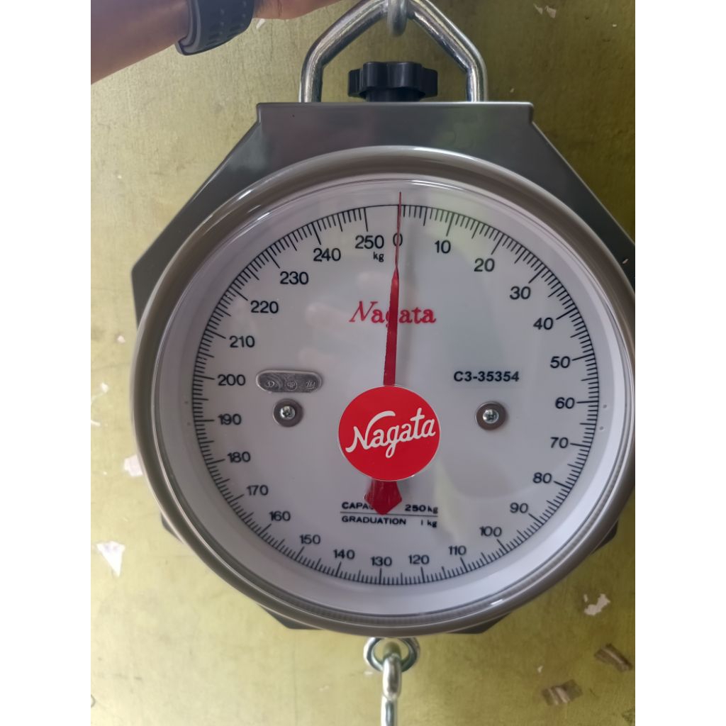 Timbangan Gantung Jarum Nagata C3 250 Kg Timbangan Gantung Manual Nagata C3 250 Kg