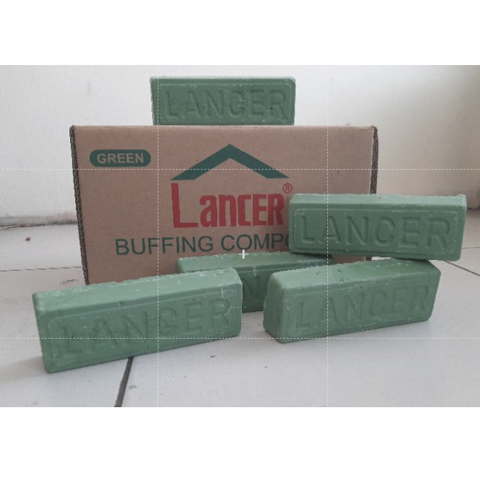 Lancer Batu Hijau Polishing WAX poles Stainless kuningan dan logam / Batu Hijau LANCER Buffing Compo