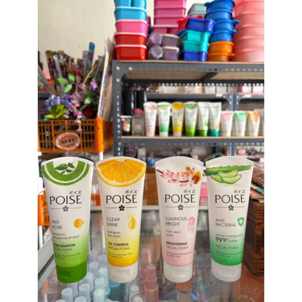 Poise Facial Foam 100gr | Poise Luminous White | Poise Clear Shine | Poise Acne / Sabun Pembersih Wa