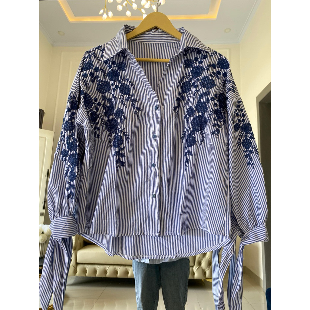 SEIRAA BLOUSE |Blouse Katun Kemeja Bordir Kemeja Katun Blouse Wanita Kemeja Wanita Blouse Wanita Bor