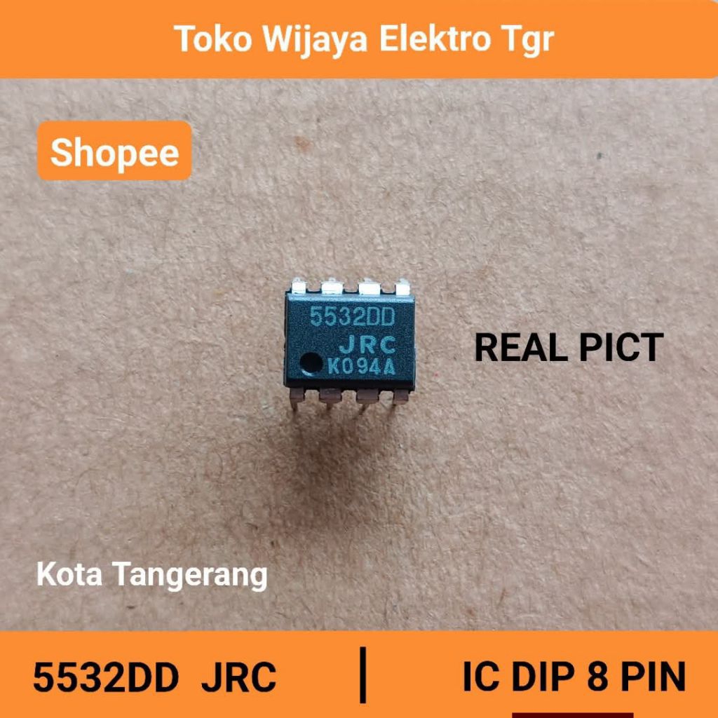 Audio Sparepart | 5532DD JRC IC Dip 8 Pin