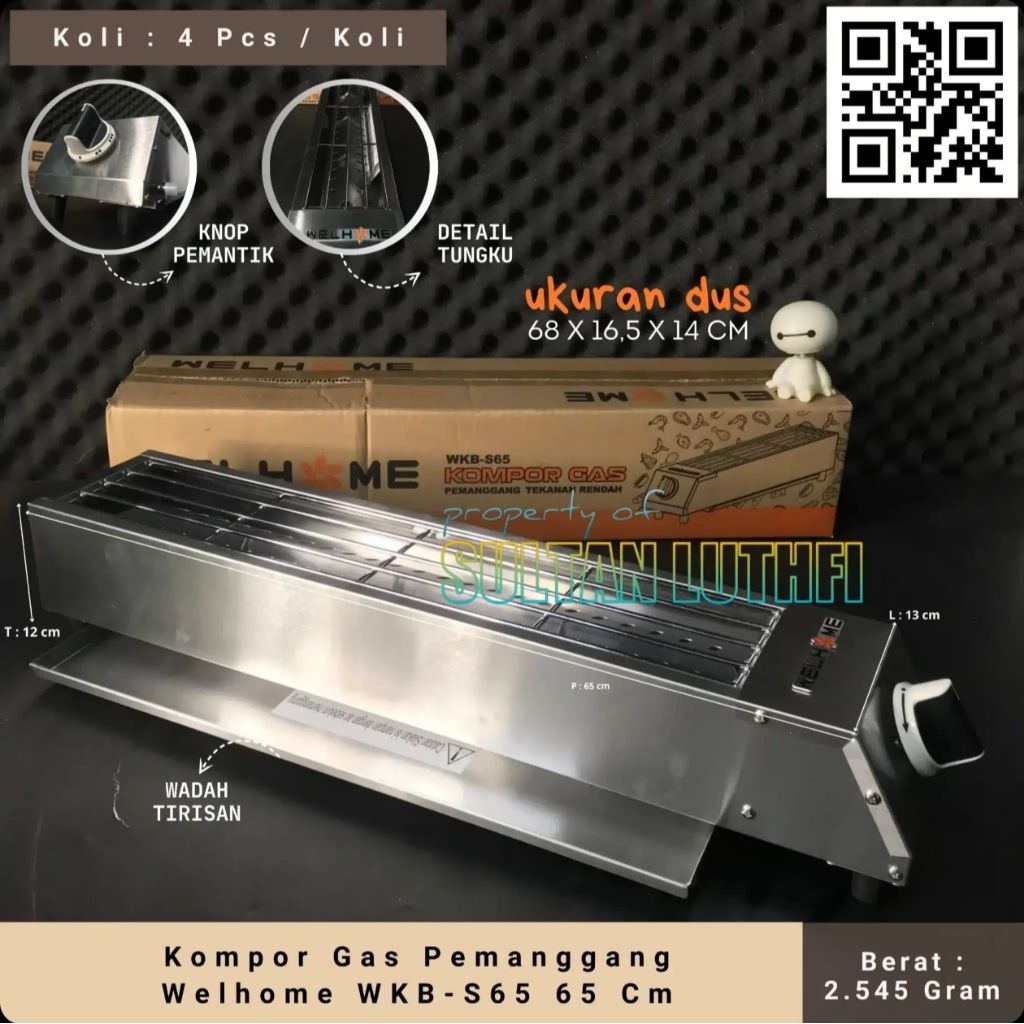 Welhome WKB-S65 Kompor Gas