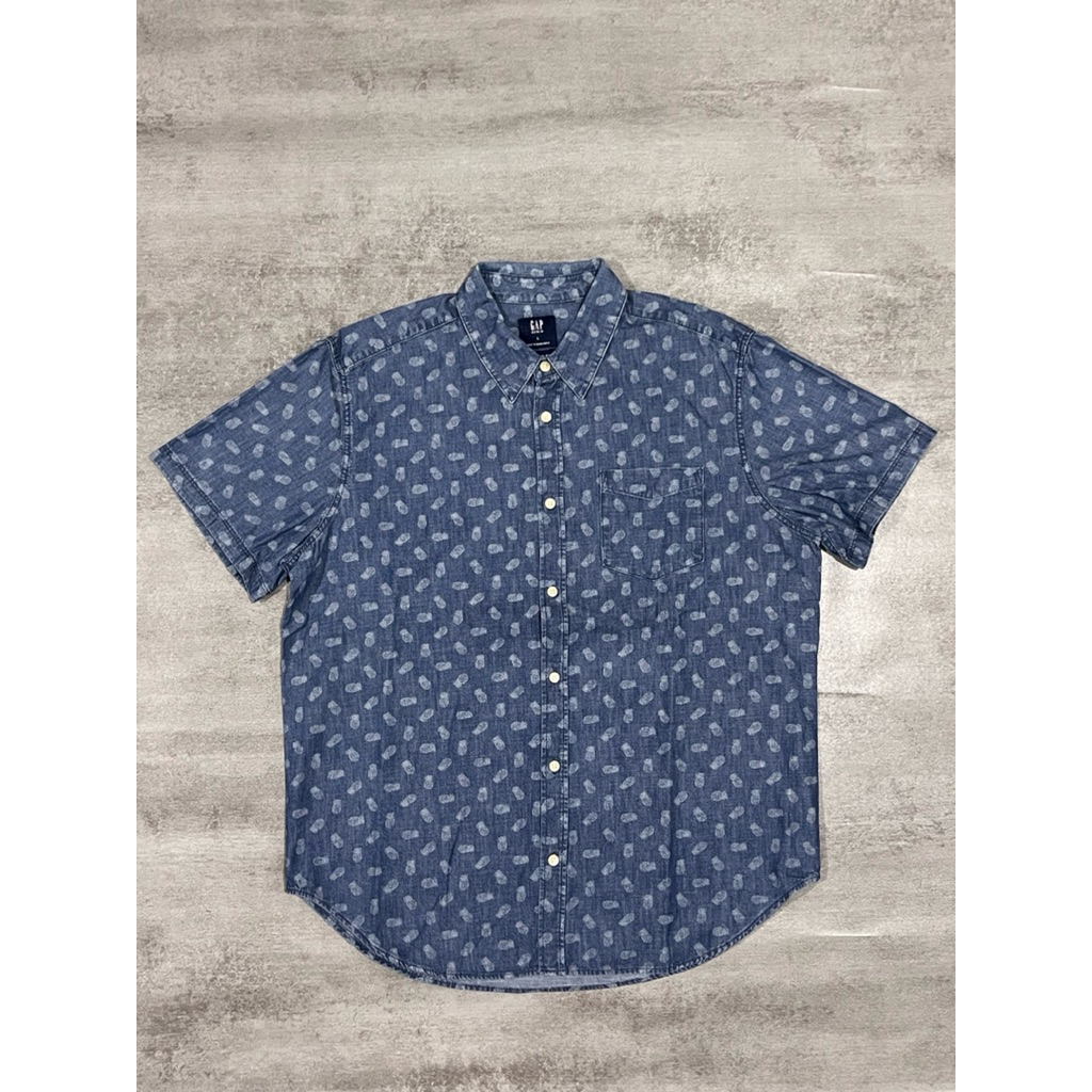 Kemeja Lengan Pendek GAP || 2nd ori || Kemeja non formal