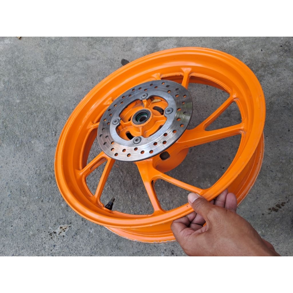 velg pelek roda belakang honda new cbr150 cb150r cbr repsol original fullset disk piringan cakram