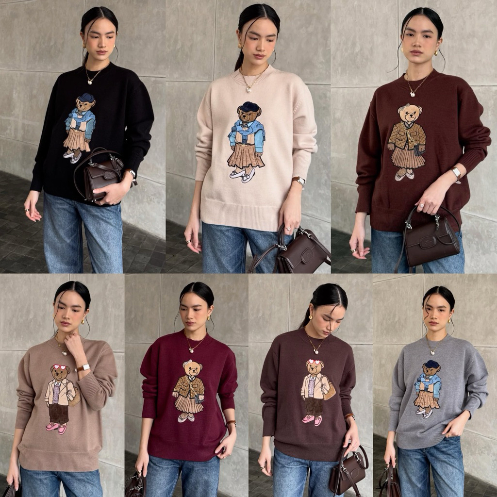 GG BEAR SWEATER GONEGANI || CARDIGAN & SWEATER GONEGANI