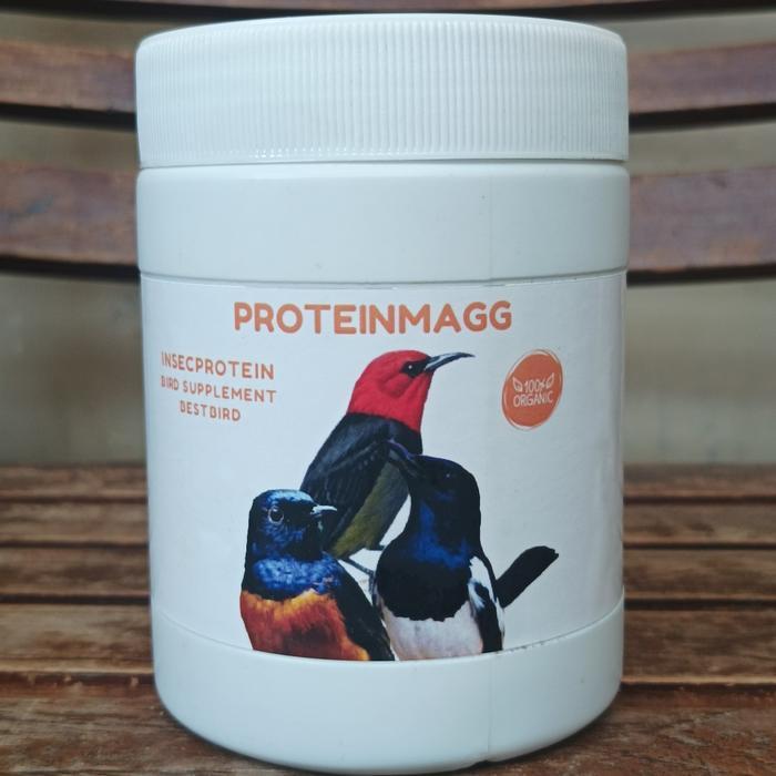Proteinmagg Natural Protein Supplement untuk Burung Kicau Gacor 250gr