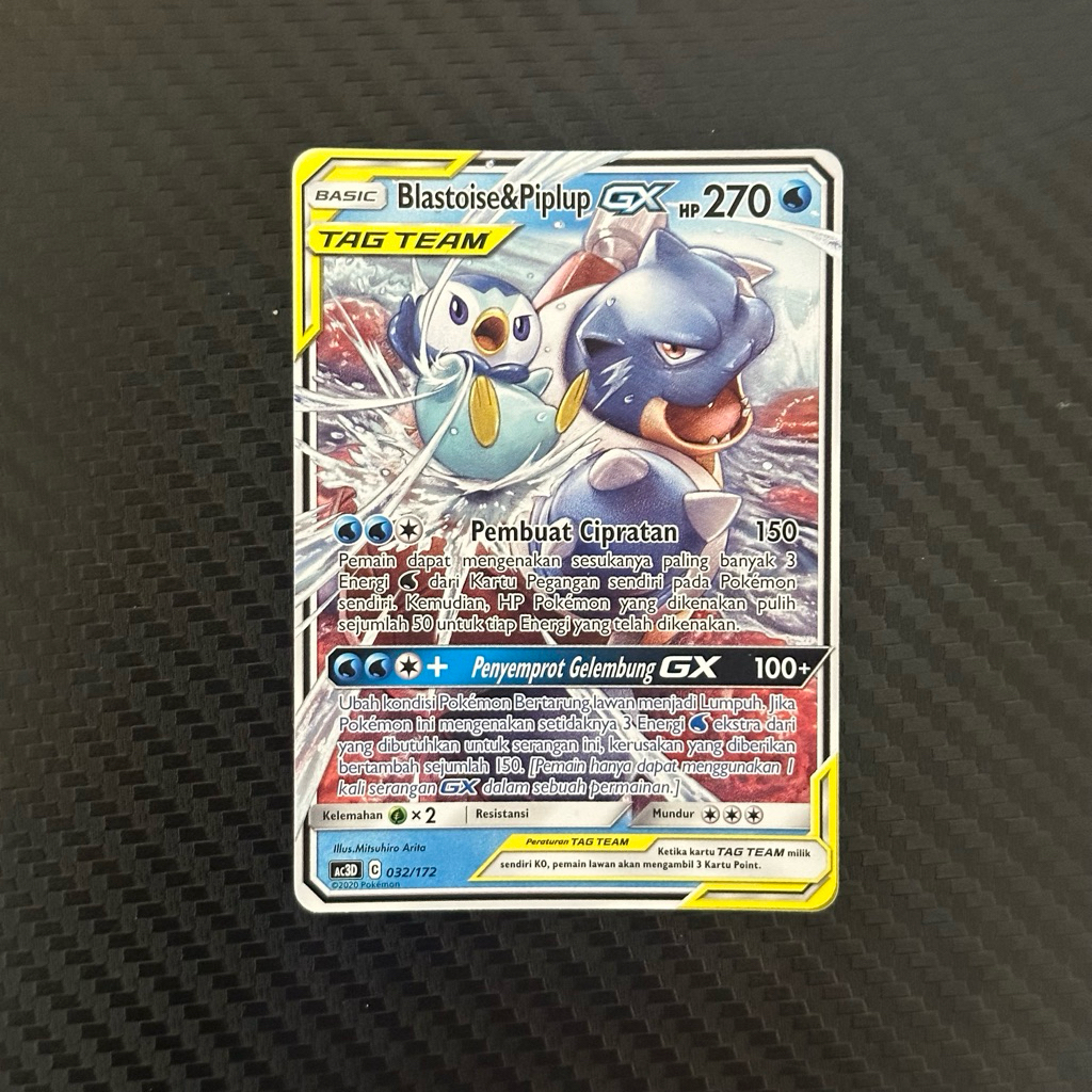 Blastoise Piplup RR Tag Team