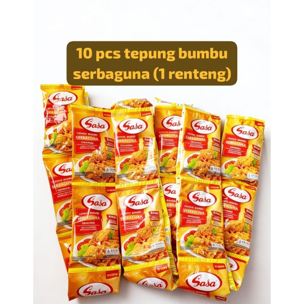 tepung bumbu serbaguna sasa 1 renteng 10 pcs
