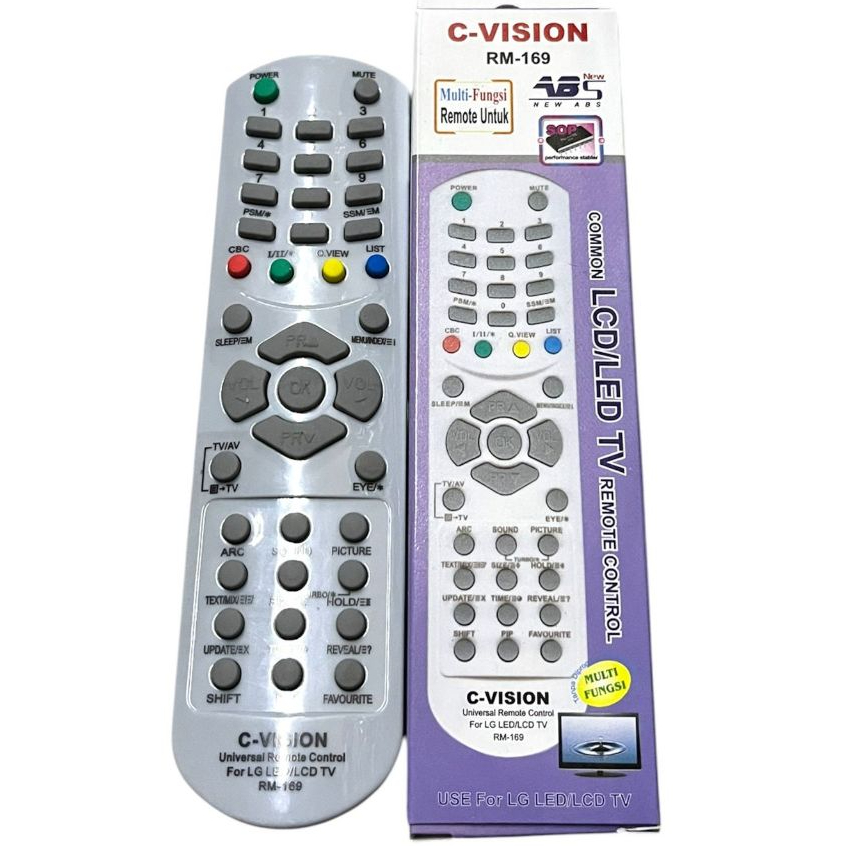 Remot TV Universal RM 169 Multifungsi UPS