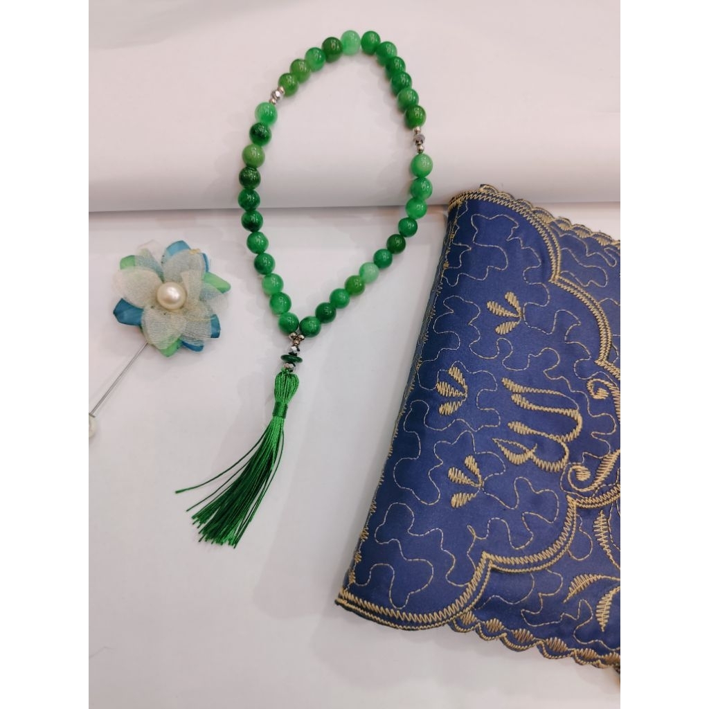 Tasbih batu giok 10mm 33 butir
