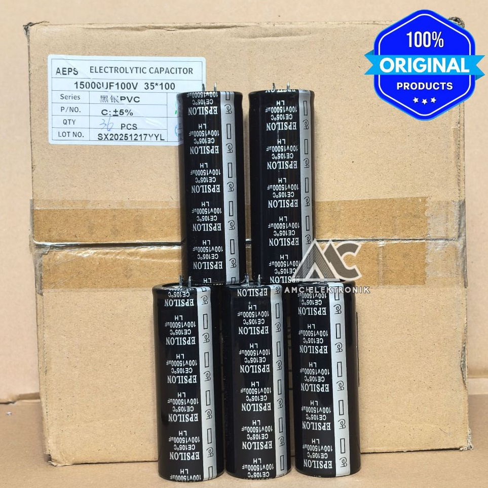ELCO EPSILON LH 15000uf 100v EPSILON 15000uf ORIGINAL