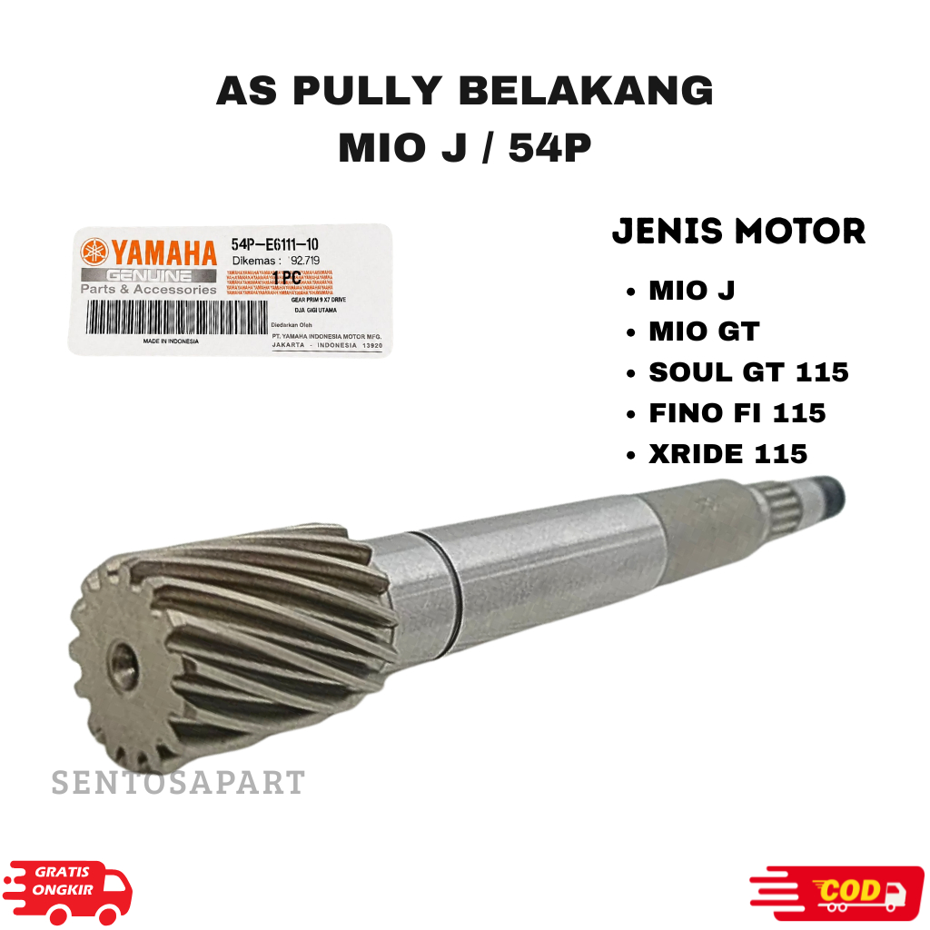 AS PULLY BELAKANG MIO J / GT / SOUL GT 115 / FINO FI 115 / XRIDE 115