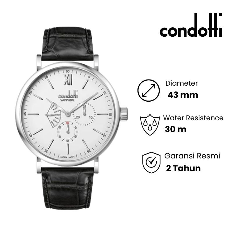 Jam Tangan Pria CONDOTTI Dettagliato CN5074-S01-L03