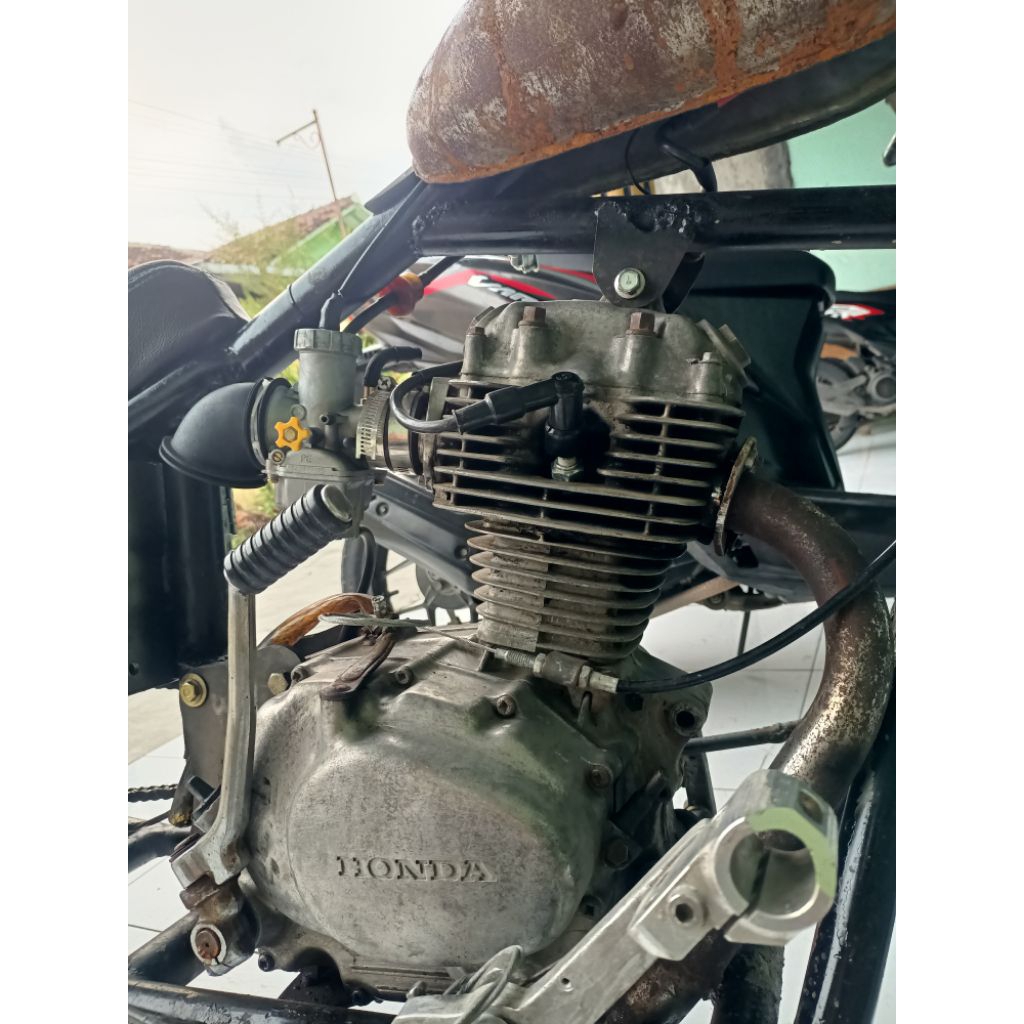Mesin GL 100 Up 125 Fullset tinggal naik rangka