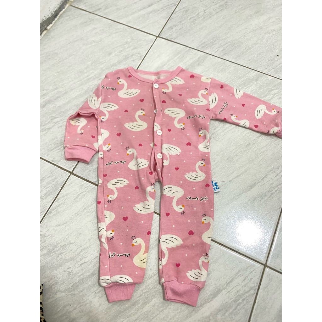 sleepsuit anak bayi perempuan 6-9m