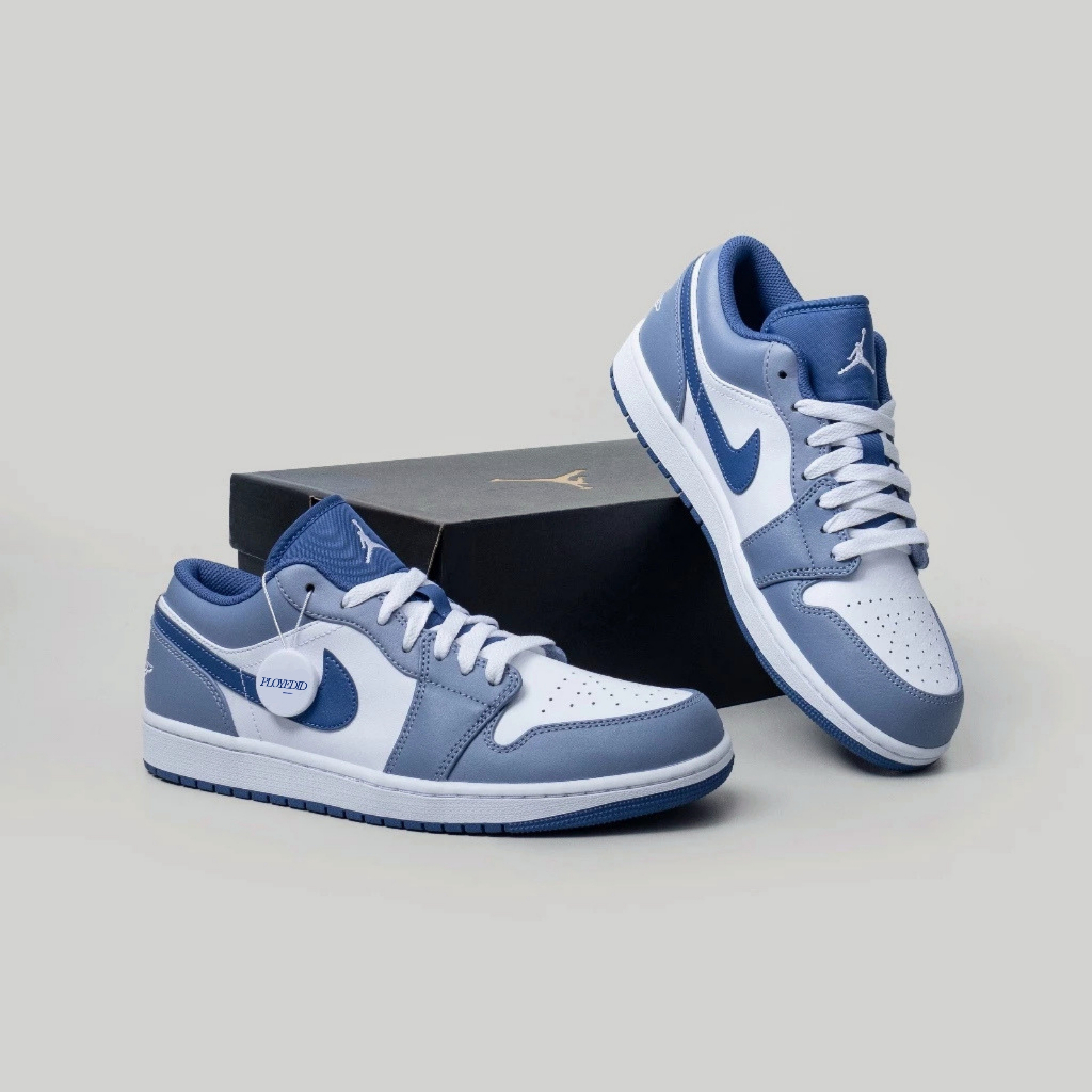 Nike Air Jordan 1 Low Ashen Slate Blue Navy