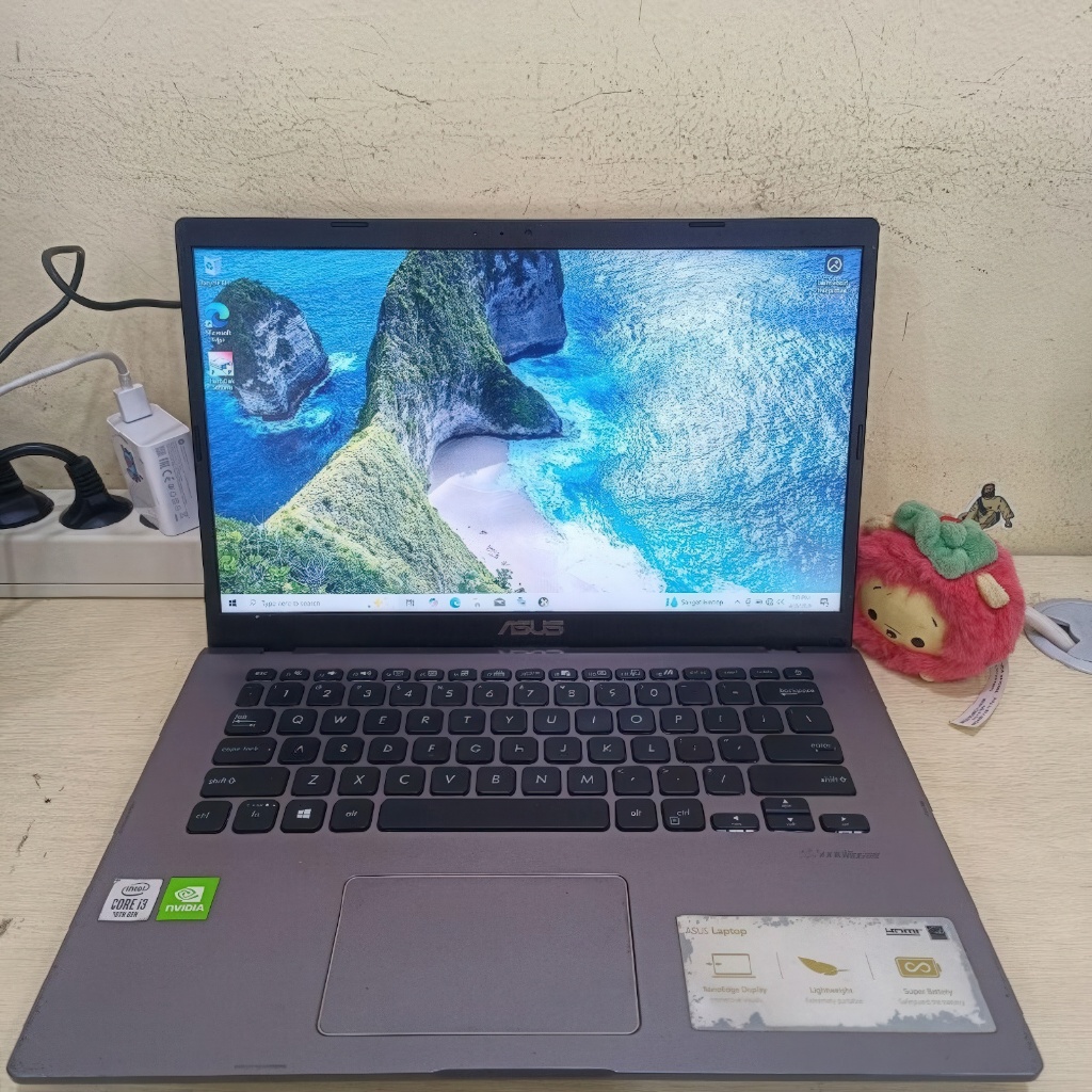 Laptop Asus X409 Core i3 Gen 10 4/256 Nvidia MX110 2GB Siap Pakai
