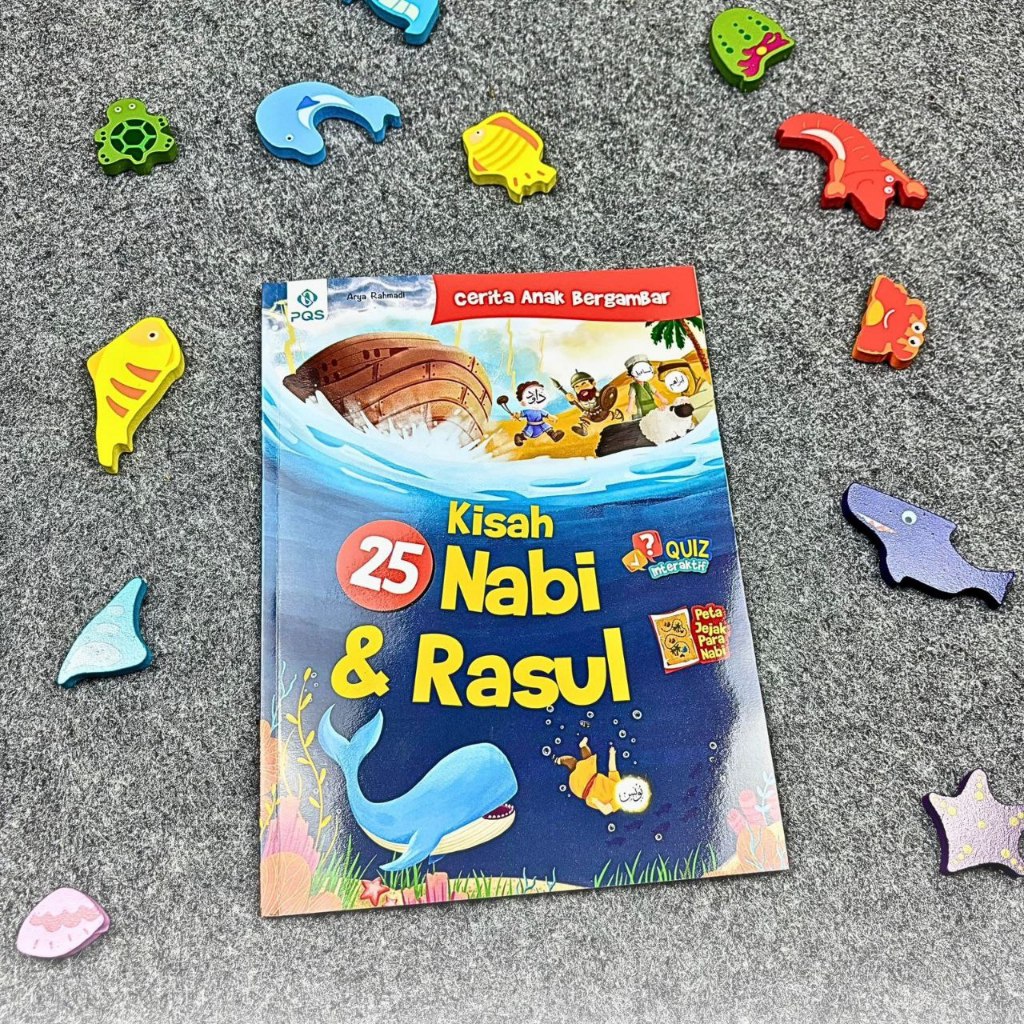 Kisah 25 Nabi & Rasul (Islami Faceless) Penerbit Pustaka Qur'an Sunnah (PQS)