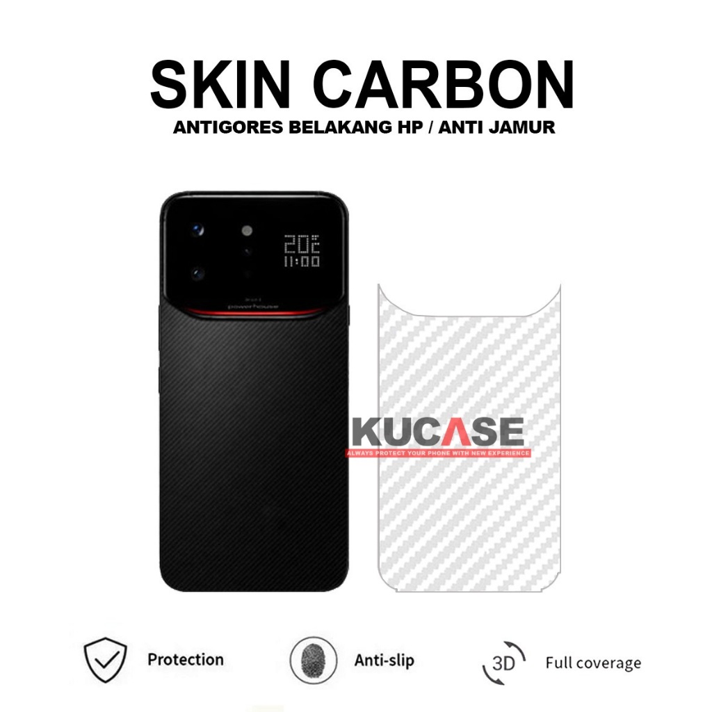 Infinix Note 60 Infinix Note 60 Pro Infinix Note 60 Ultra Garskin Anti Gores Belakang Skin Carbon Tr