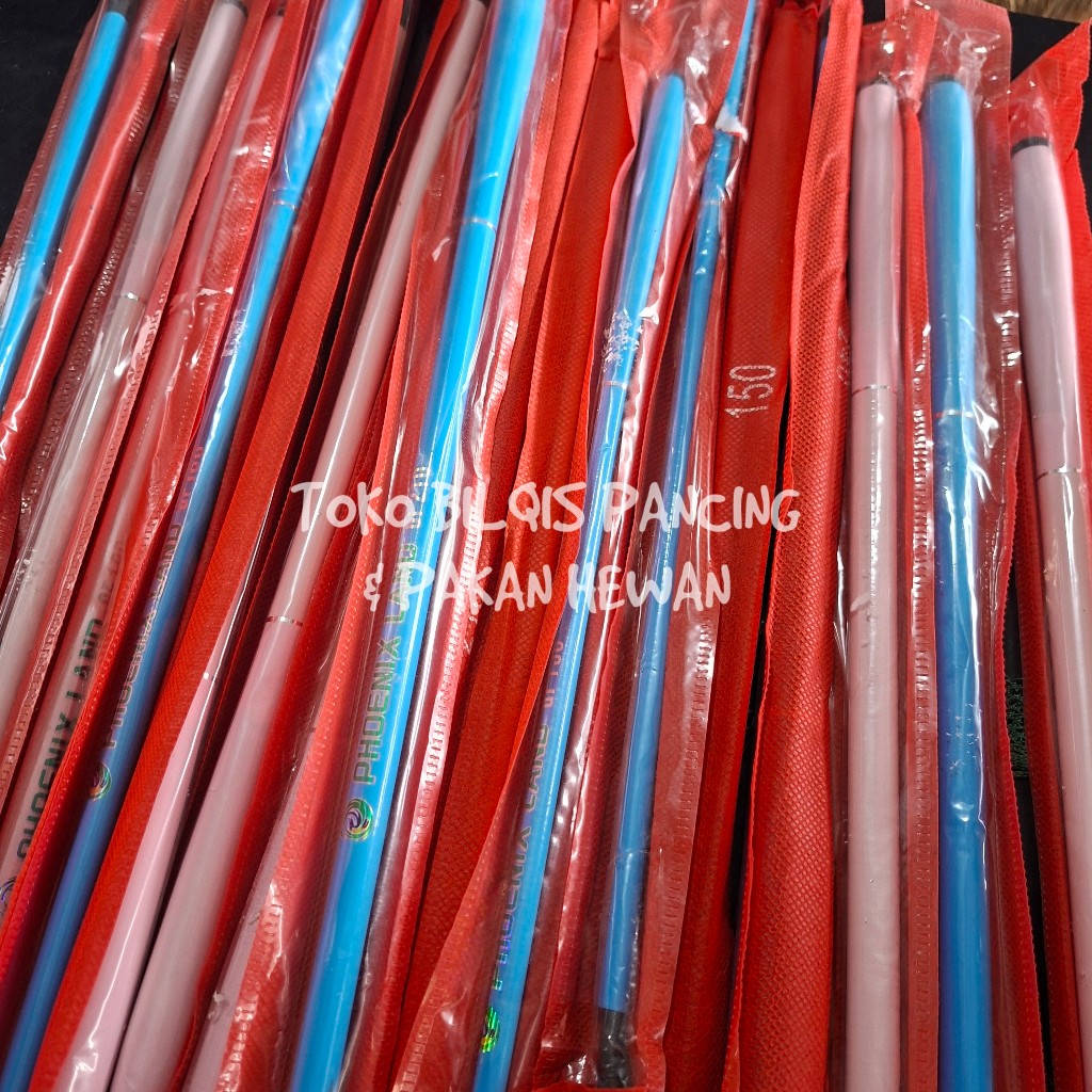 [JORAN RUAS PENDEK] PHOENIX LAND Joran Tegek Fiberglass Premium 150cm 180cm 210cm 240cm – Super Kuat
