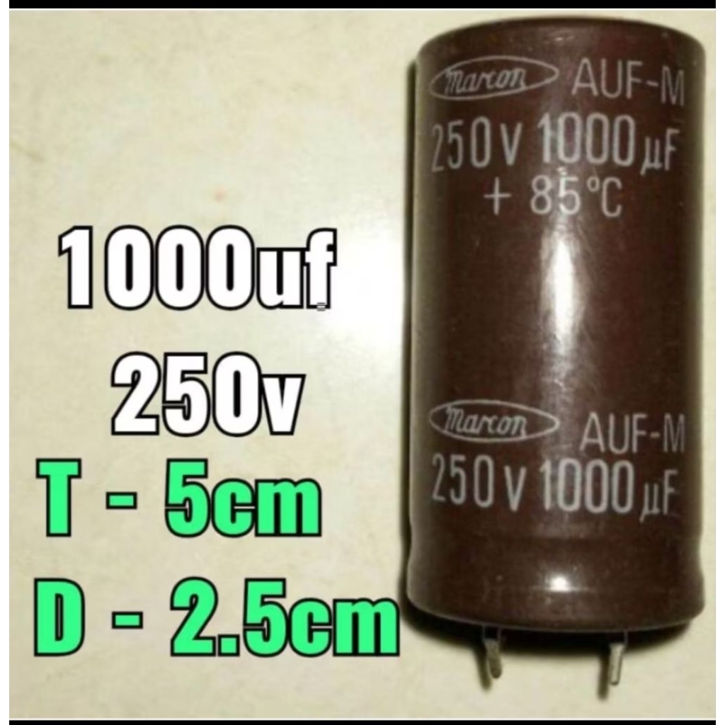 Elco 1000uf250v 1000uf 250v 1000 250v Marcon 1000uf/250v KAPASITOR MOSFET FER TR