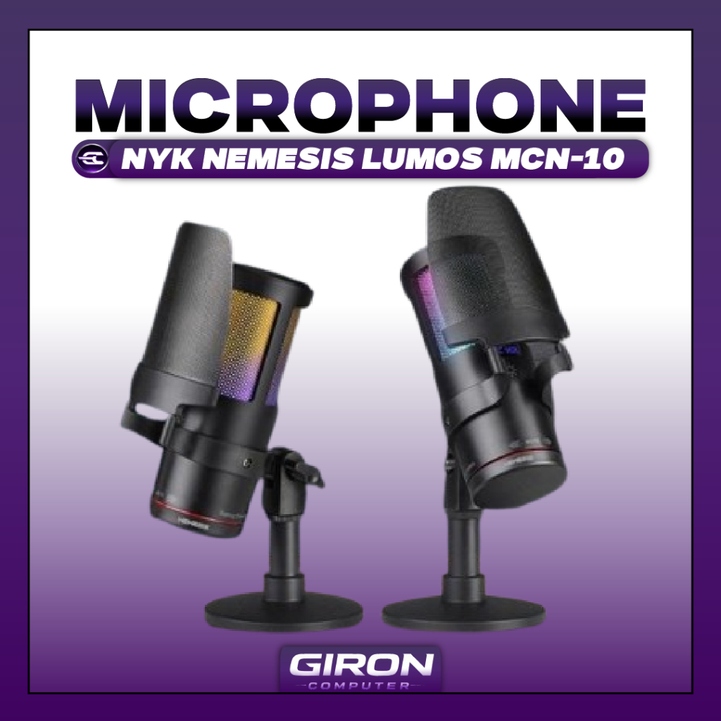 Microphone Condenser NYK Nemesis LUMOS MCN-10 With Noise Cancelling