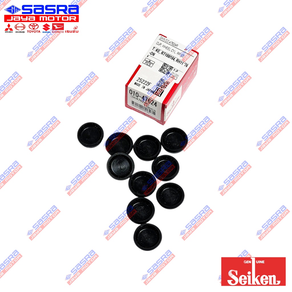 [GROSIR 10 PCS] [SKN.SC-47624R] Karet Rem Belakang 3/4 HIACE RH11|CORONO RT100/RT104 - Seiken Japan