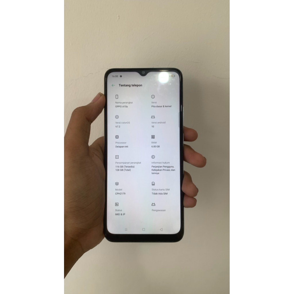 OPPO A15 6/128 GB 4G LTE HANDPHONE ANDROID SECOND MURAH BERKUALITAS ORIGINAL