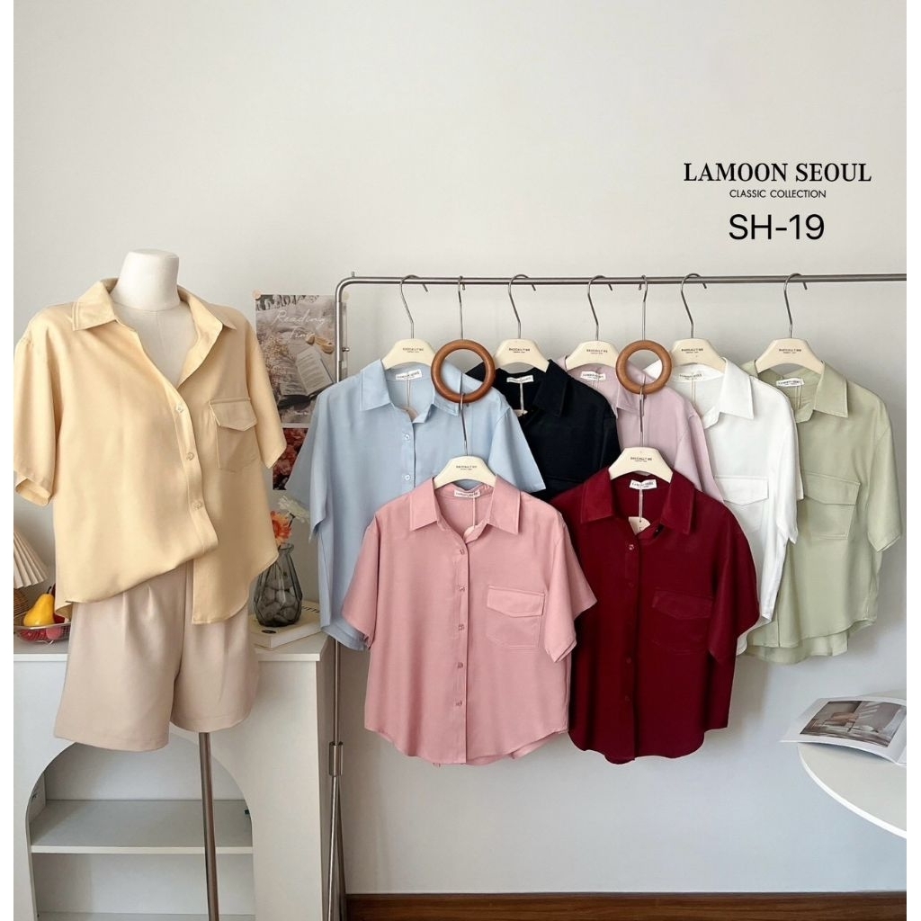 KEMEJA  POCKET LAMOON SEOUL SH-19 (LMN002)