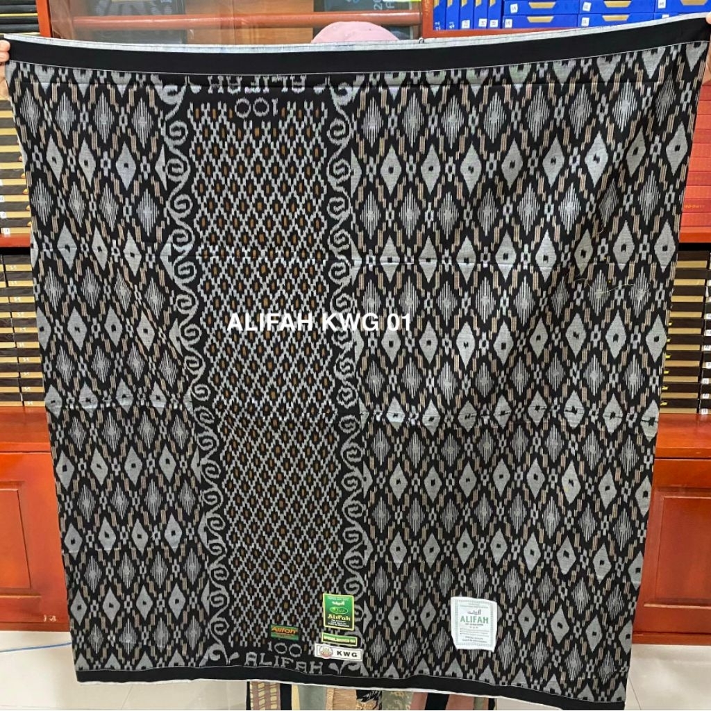 SARUNG ALIFAH KWG / KAWUNG & HADRAH KWG ASLI MESRES, MOTIF KAWUNG