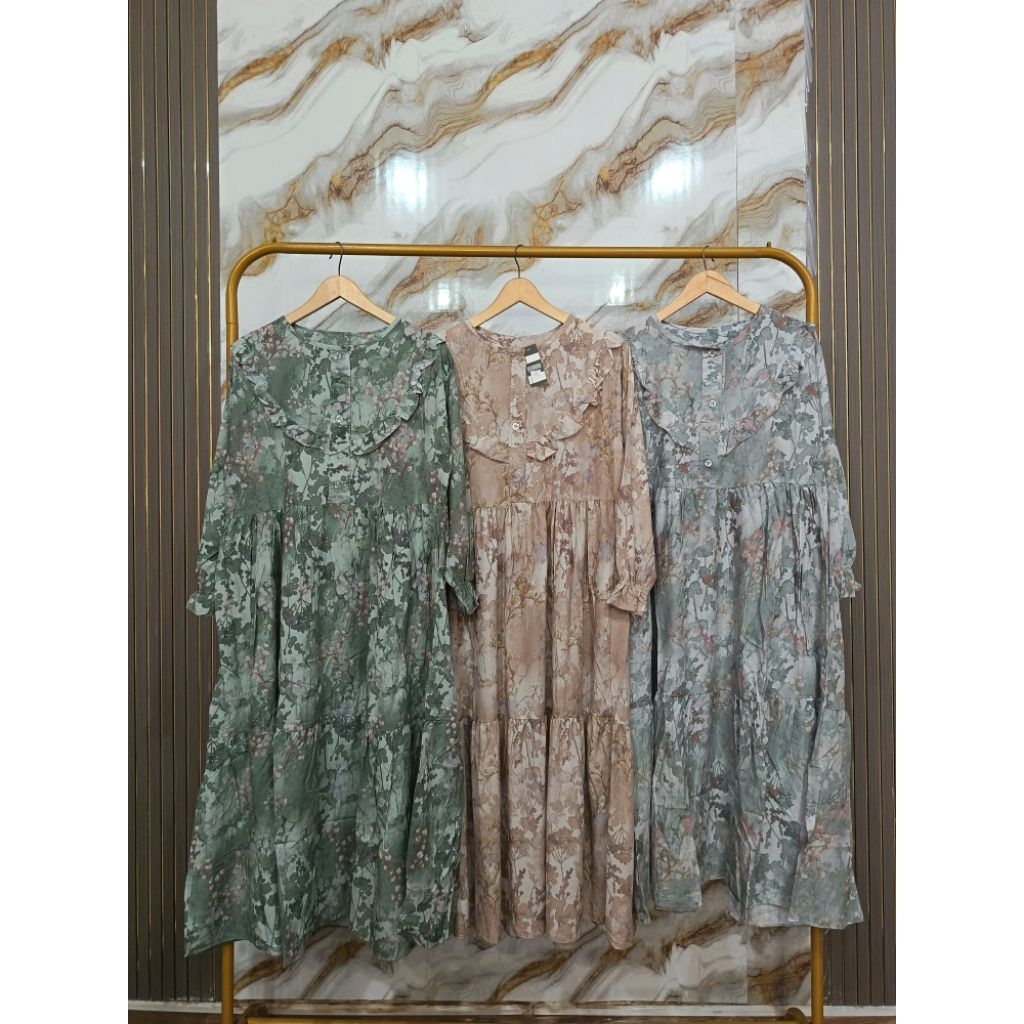 Midi Dress Katun Twill - KikyHda -