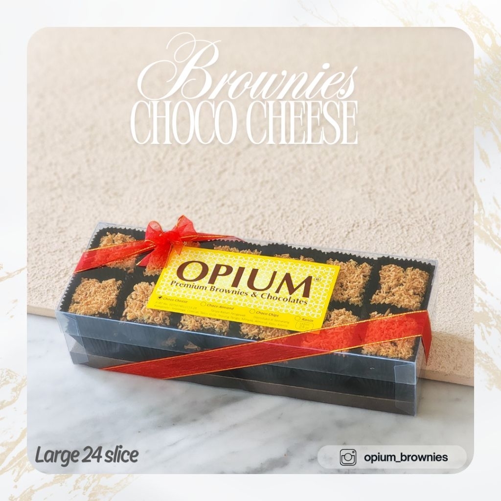 Brownies Oven Choco Cheese / Oleh-oleh Semarang / OPIUM Premium Brownies