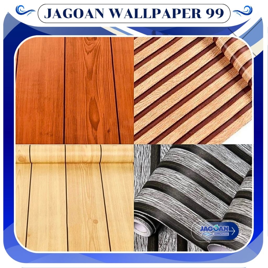 Wallpaper Stiker Motif Kayu Natural Pvc Wallpaper Stiker Lemari Meja Kayu