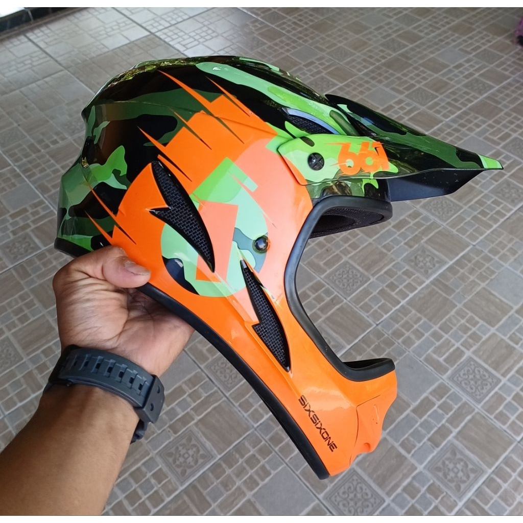 helm fullface 661 cat mulus gilap
