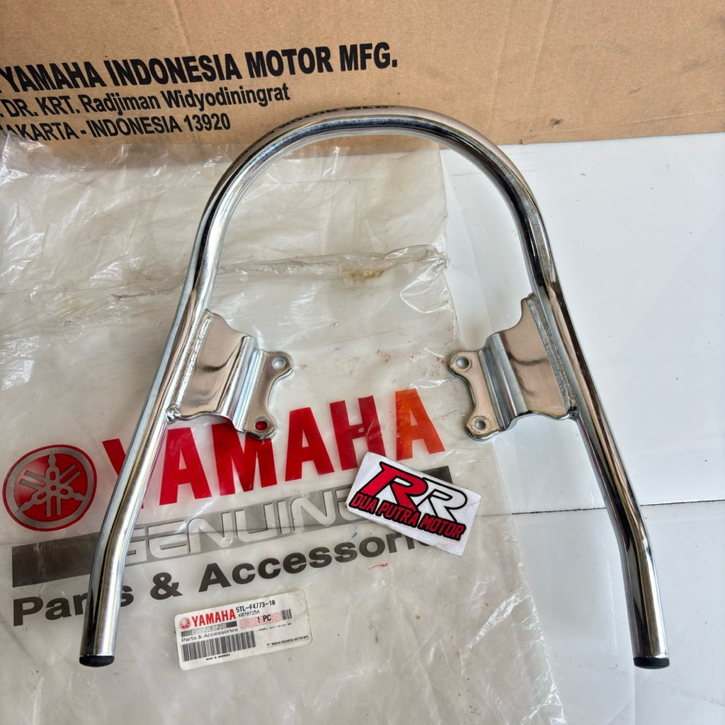 behel bahasi belakang original ori yamaha mio sporty lama old besi bulat 5TL