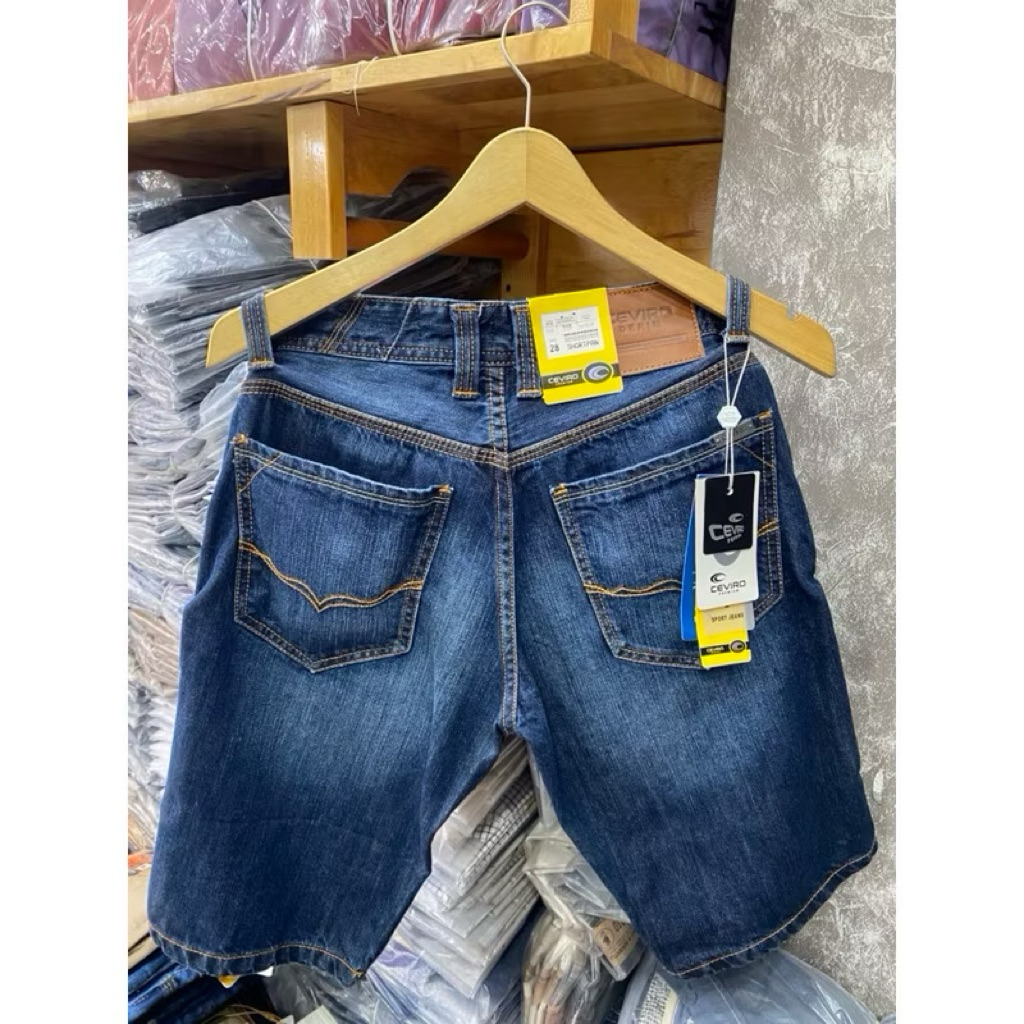 CEVIRO- CELANA JEANS PENDEK CEVIRO ORIGINAL PREMIUM SIZE 28-32 / COD CELANA KEREN KEKIKIAN