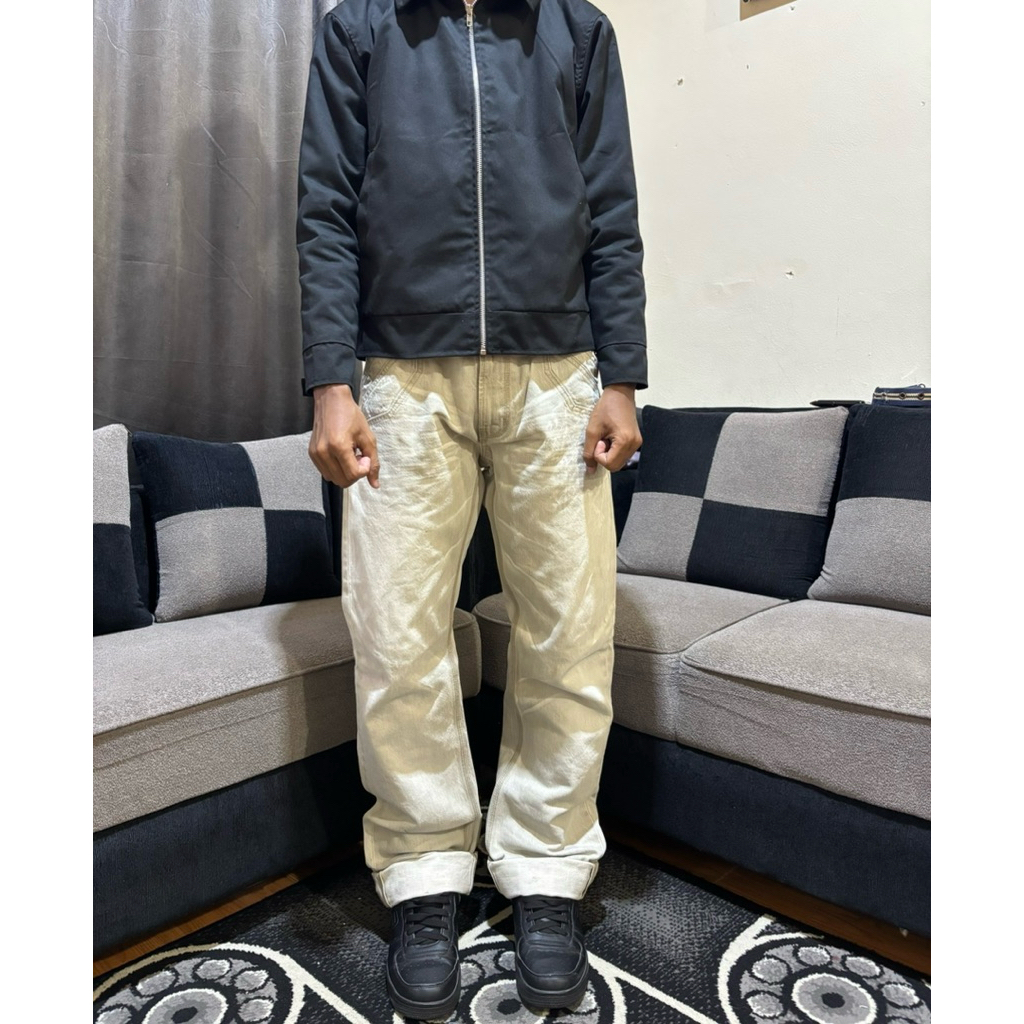 Karl Kani Grey Washed Fading Jeans