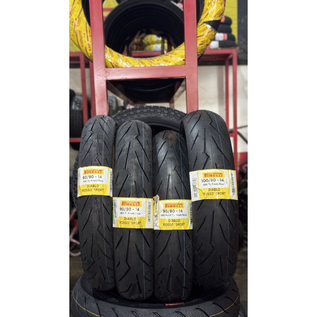 BAN PIRELLI DIABLO ROSSO SPORT MATIC RING 14 80/80 80/90 90/90 90/80 100/80