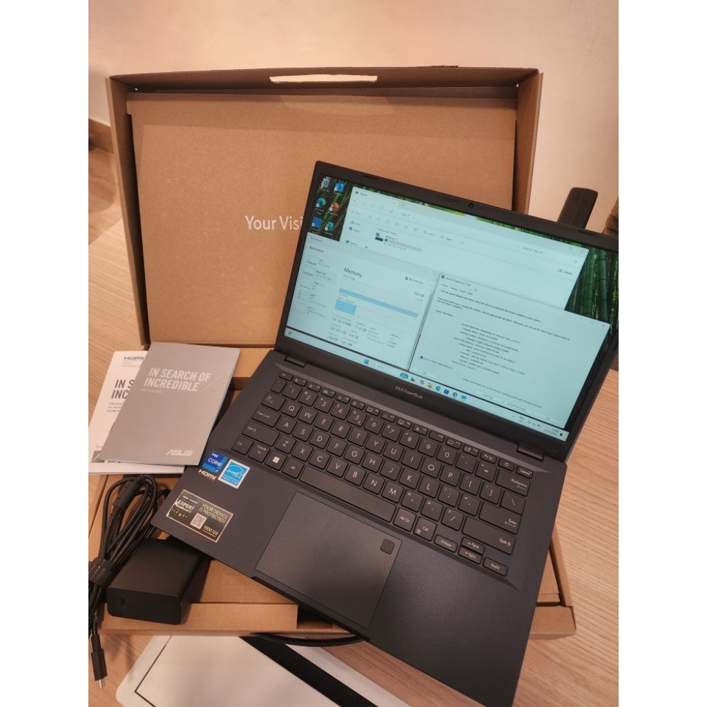 Asus Expertbook Core i5-1335U Gen13, RAM 16GB, SSD NVME 512GB (Garansi On 2027 Juli)
