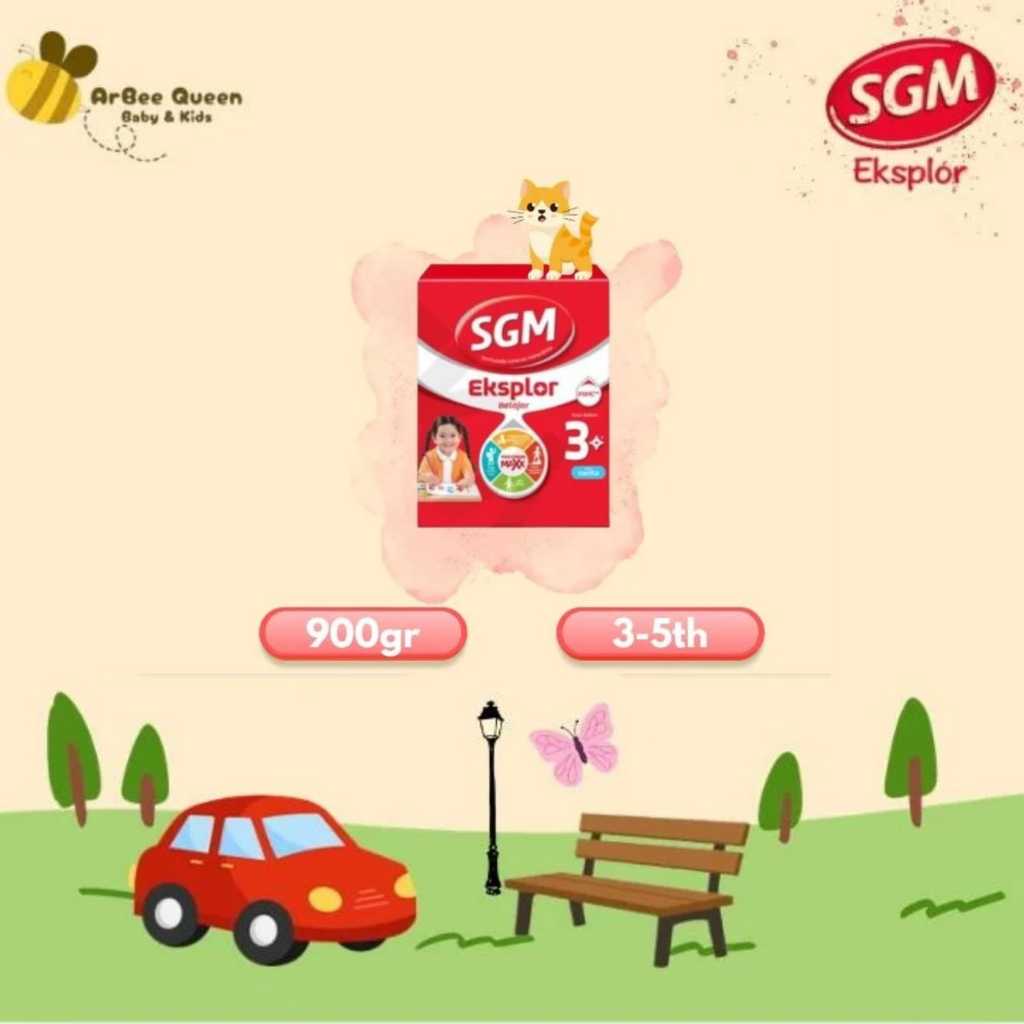SGM Eksplor 3+ Vanilla Susu Pertumbuhan Anak 3 Tahun Ke Atas Tinggi Zat Besi DHA Prebiotik Rasa Vani