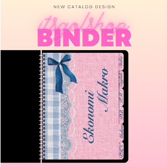 PEMBATAS BINDER CUSTOM | PEMBATAS BUKU BINDER A6 | BINDER A5 | BINDER B5 | BINDER A4 | BINDER F4