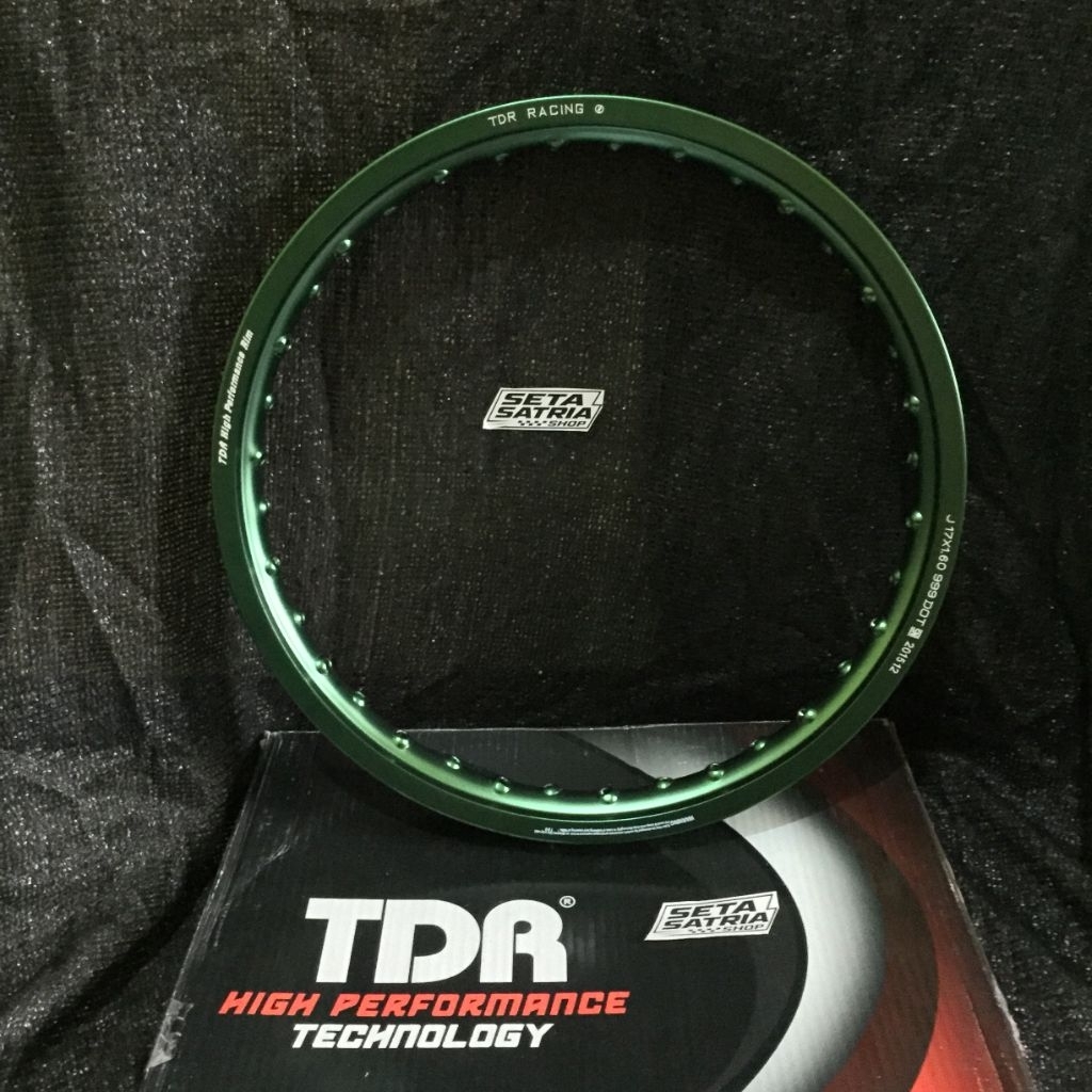 velg TDR 140 hijau  green r17 140 kotak velg aloy TDR hijau ring 17