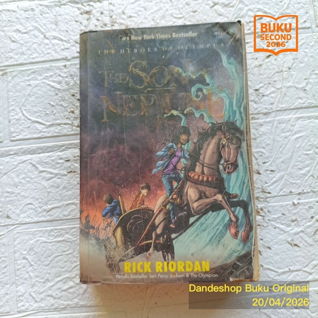 The Son of Neptune by Rick Riordan - The Heroes of Olympus #2 - Novel Bekas Preloved