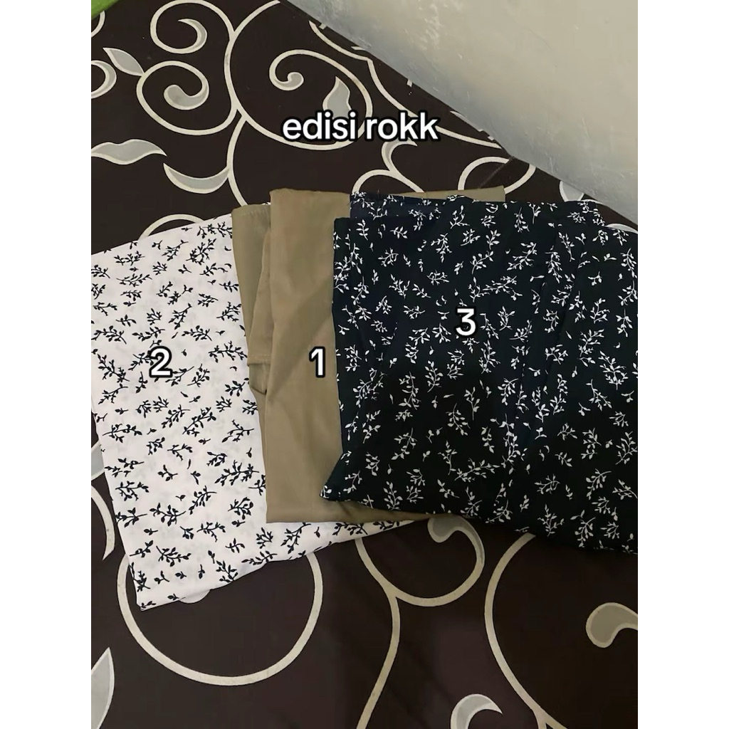 preloved rok bunga”